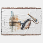 ペリカン岬 スローブランケット (正面)