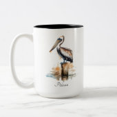 ペリカン岬 ツートーンマグカップ (左)