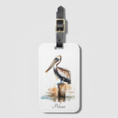 ペリカン岬 ラゲッジタグ (正面縦)