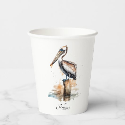 ペリカン岬 紙コップ (裏面)