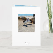 ペリカン愛、バレンタインデー、グリーティングカード。 シーズンカード (裏面)