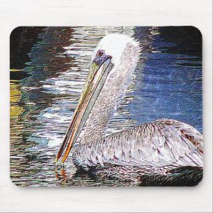 ペリカン愛_ マウスパッド