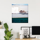 ペリカン昼寝 ポスター (ホームオフィス)