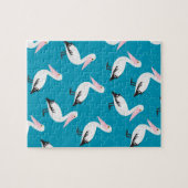 ペリカン模様 ジグソーパズル (横)