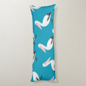 ペリカン模様 ボディピロー (裏面 (縦))