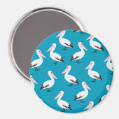 ペリカン模様 マグネット (正面/裏面)