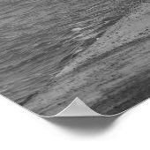 ペリカン波止場 – 白黒ポスター ポスター (角)