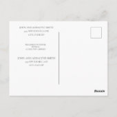 ペリカン海ビーチ沿岸変更アドレス移動 ポストカード (裏面)