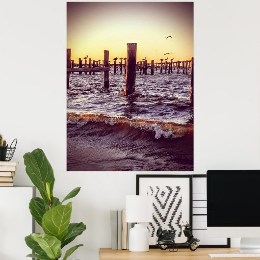 ペリカン湾 ポスター (ホームオフィス)