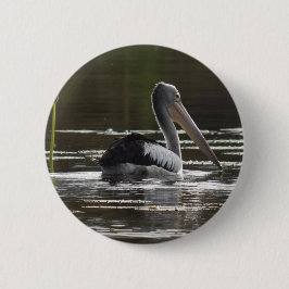 ペリカン田園クイーンズランドオーストラリア 缶バッジ