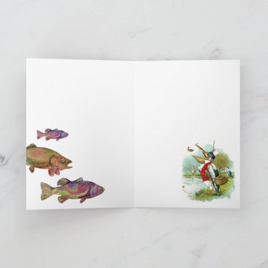 ペリカン魚釣り カード (内部)