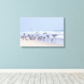 ペリカン鳥類野生動物海 キャンバスプリント (インサイチュ (ウッドフロア))