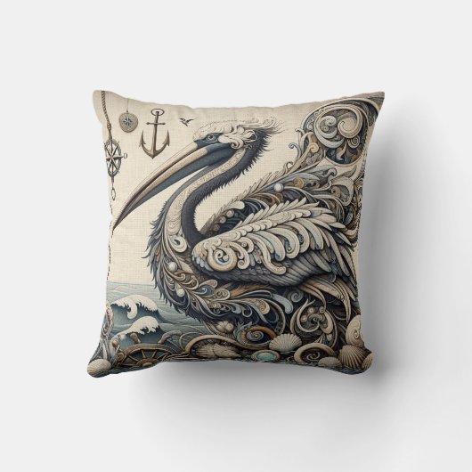 ペリカン1 クッション (裏面)