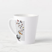 ペリカン·アンド·バターフライ カフェラテマグ (左アングル)