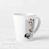 ペリカン·アンド·バターフライ カフェラテマグ (右アングル)