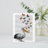 ペリカン·アンド·バターフライ ポストカード (スタンド正面)