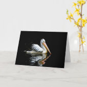 ペリカン カード (黄色い花)