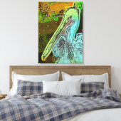 ペリカン キャンバスプリント (インサイチュ (寝室))