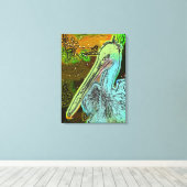 ペリカン キャンバスプリント (インサイチュ (ウッドフロア))