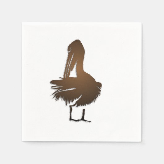 ペリカン スタンダードカクテルナプキン (正面)