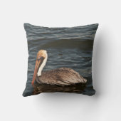 ペリカン（ペレカヌスオクセンタリス） クッション (裏面)