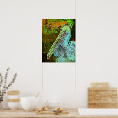 ペリカン ポスター (キッチン)