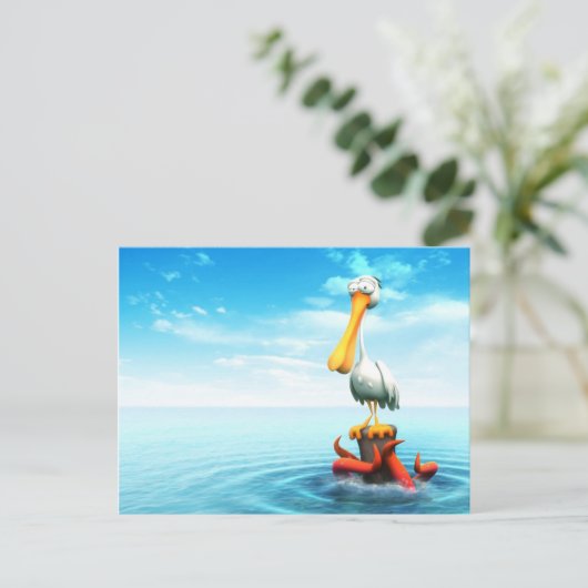 ペリカン ポストカード (スタンド正面)