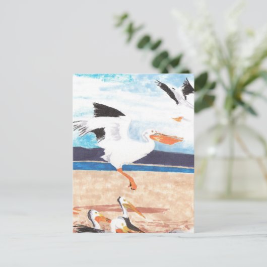 ペリカン ポストカード (スタンド正面)