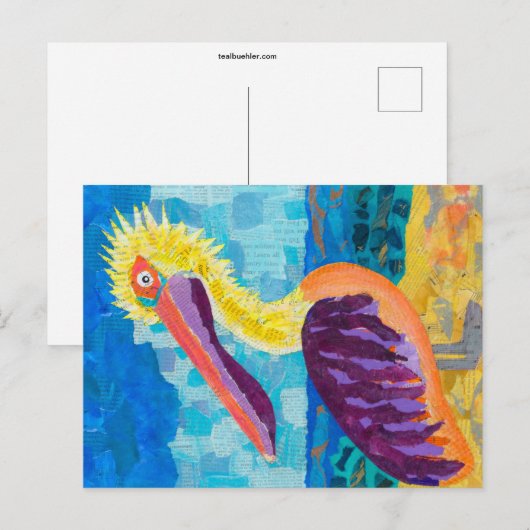 ペリカン ポストカード (正面/裏面)