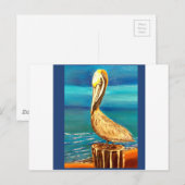 ペリカン ポストカード (正面/裏面)