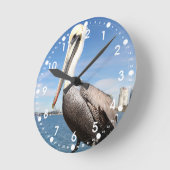 ペリカン ラウンド壁時計 (傾斜)