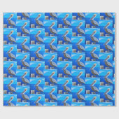 ペリカン ラッピングペーパー (フラット)