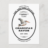 ペリカン ヴィンテージ アポセカリー パーソナライズド ポストカード (正面)