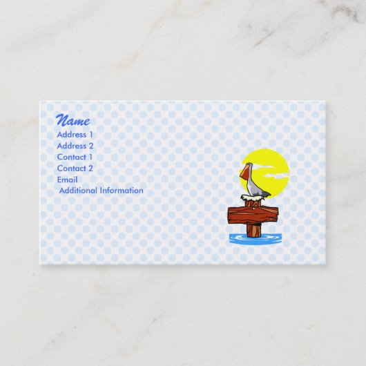 ペリカン 名刺 (正面)