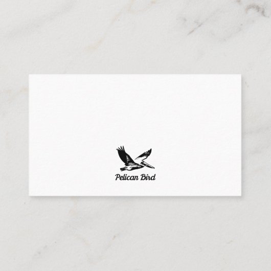 ペリカン – 名刺 (裏面)