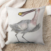 ペリカン、c.1767-76 (手によって着色される版木、銅版、版画) クッション (ブランケット)