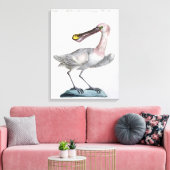 ペリカン、c.1767-76(手彩色版木、銅版、版画) キャンバスプリント (インサイチュ (リビング))