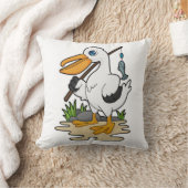 ペリカンasフィッシャー魚釣りロッド&フィッシュ クッション (ブランケット)