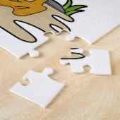 ペリカンasフィッシャー魚釣りロッド&フィッシュ ジグソーパズル (側面)