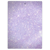 ペリガーリーウィンクルブルーグリッター赤面モノグラム名 クリップボード (裏面)