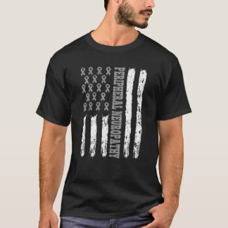 ペリザエウス・メルツバッハー病USAアメリカ国旗のブラジャー Tシャツ