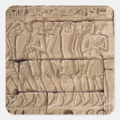 ペリシテ人の囚人が導かれ遠くにる スクエアシール (正面)
