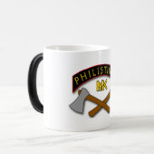 ペリシテ人のMCのカフェインの注入システム モーフィングマグカップ (正面左)