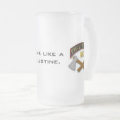 ペリシテ人のMCのビールのジョッキ フロストグラスビールジョッキ (正面右)