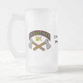 ペリシテ人のMCのビールのジョッキ フロストグラスビールジョッキ (左)