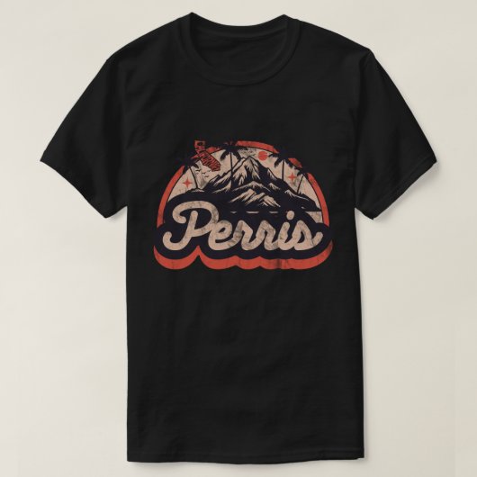 ペリス, カリフォルニア Tシャツ (デザイン正面)