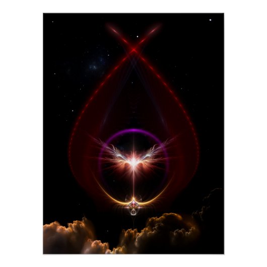 ペリディンフラクタルアートパーフェクトポスター ポスター (正面)