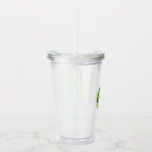 ペリドットと真珠 アクリルタンブラー (右)