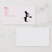 ペリドットのペンギン 名刺 (正面/裏面)