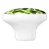 ペリドット結晶パターン セラミックノブ (側面)